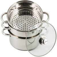 Garnek do gotowania na parze Kinghoff KH-3328 22 cm 4 el.
