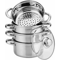Garnek do gotowania na parze Kinghoff KH-3329 22 cm 5 el.