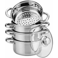 Garnek do gotowania na parze Kinghoff KH-3320 24 cm 5 el.