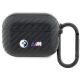 Etui na słuchawki BMW BMAPWMPUCA2 Carbon Double Metal Logo do AirPods Pro Czarne