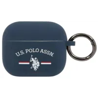 Etui na słuchawki U.S. Polo Assn. USACA3SFGV do AirPods 3 Silicone Collection Granatowe