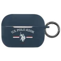 Etui na słuchawki U.S. Polo Assn. USACAPSFGV AirPods Pro Silicone Collection Granatowe