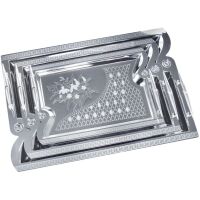 Zestaw tac metalowych Kinghoff KH-4743 3 szt.