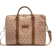 Torba na laptopa Guess GUCB15HGCFSEW GCube Stripes 16" Brązowa