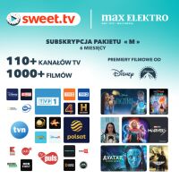 Karta subskrypcyjna SWEET.TV Pakiet M na 6 miesięcy
