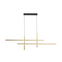 Lampa wisząca Zuma Line Edge 22008P-BK/GD