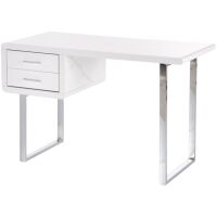 Biurko Halmar B30 Biały/Chrom