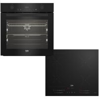 Zestaw AGD do zabudowy Beko Piekarnik BBVM17400BDS + Płyta indukcyjna HII64700SUFT