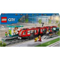 Klocki LEGO City Tramwaj miejski ze stacją 60423