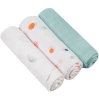 Pieluszki bambusowe Lionelo Bamboo Set Dot 3 szt.