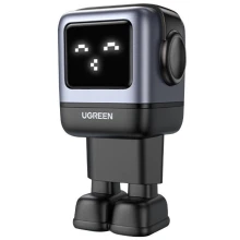 Ładowarka sieciowa Ugreen Nexode Robot GaN 65W 2x USB-C + USB Czarna