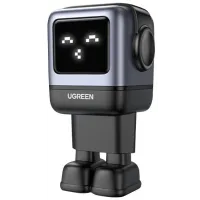 Ładowarka sieciowa Ugreen Nexode Robot GaN 65W 2x USB-C + USB Czarna