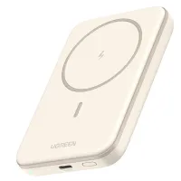 Powerbank magnetyczny Ugreen PB560 5000mAh Beżowy