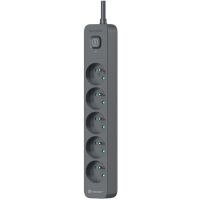 Listwa zasilająca Tracer Power Line+ 3m 5 gniazd Grafitowa