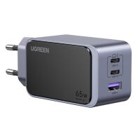Ładowarka sieciowa Ugreen Nexode Air 65W USB + 2x USB-C Szara