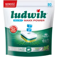 Tabletki do zmywarki Ludwik All in 1 Maxx Power Mint 80 szt.