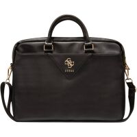 Torba na laptopa Guess GUCB15ZPGSTEGK 4G Triangle 16" Czarna