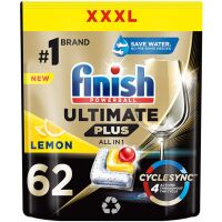 Kapsułki do zmywarek Finish Ultimate Plus Lemon 62 szt.