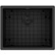 Zlewozmywak stalowy Kernau KSS U 61.1 1B SS Matt Black
