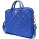Torba na laptopa Guess GUCB15ZPSQSSGB 4G Quilted 16" Niebieska