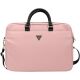 Torba na laptopa Guess GUCB15NTMLLP Nylon Triangle Logo 16" Różowa