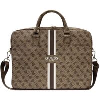 Torba na laptopa Guess GUCB15P4RPSW Printed Strips 16" Brązowa