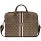 Torba na laptopa Guess GUCB15P4RPSW Printed Strips 16" Brązowa