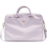 Torba na laptopa Guess GUCB15ZPGSTEGU 4G Triangle 16" Fioletowa