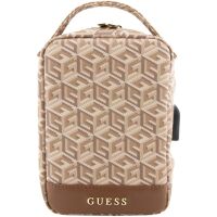 Torebka/Etui Guess GUHBHGCFSEW GCube Stripe Brązowa