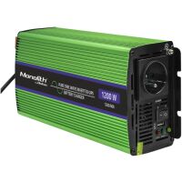 Przetwornica napięcia Qoltec Monolith 600 / 1200 W 230 V