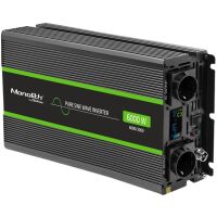 Przetwornica napięcia Qoltec Monolith 3000/6000 W 24 V na 230 V  LCD
