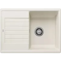 Zlewozmywak granitowy Blanco Zia 45 S Compact Delikatny biały 527197
