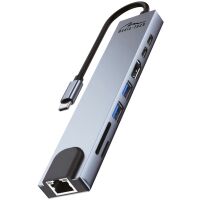 Adapter Hub Media-tech 8 in 1 USB-C