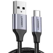 Kabel USB do USB-C Ugreen US288 QC3.0 1,5m Czarny