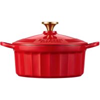 Garnek żeliwny Buydeem CP521 2,9 l Czerwony
