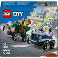 Klocki LEGO City Zestaw wyścigówek: samolot kontra łóżko szpitalne 60459