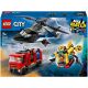 Klocki LEGO City Zestaw z helikopterem, wozem strażackim i łodzią podwodną 60462