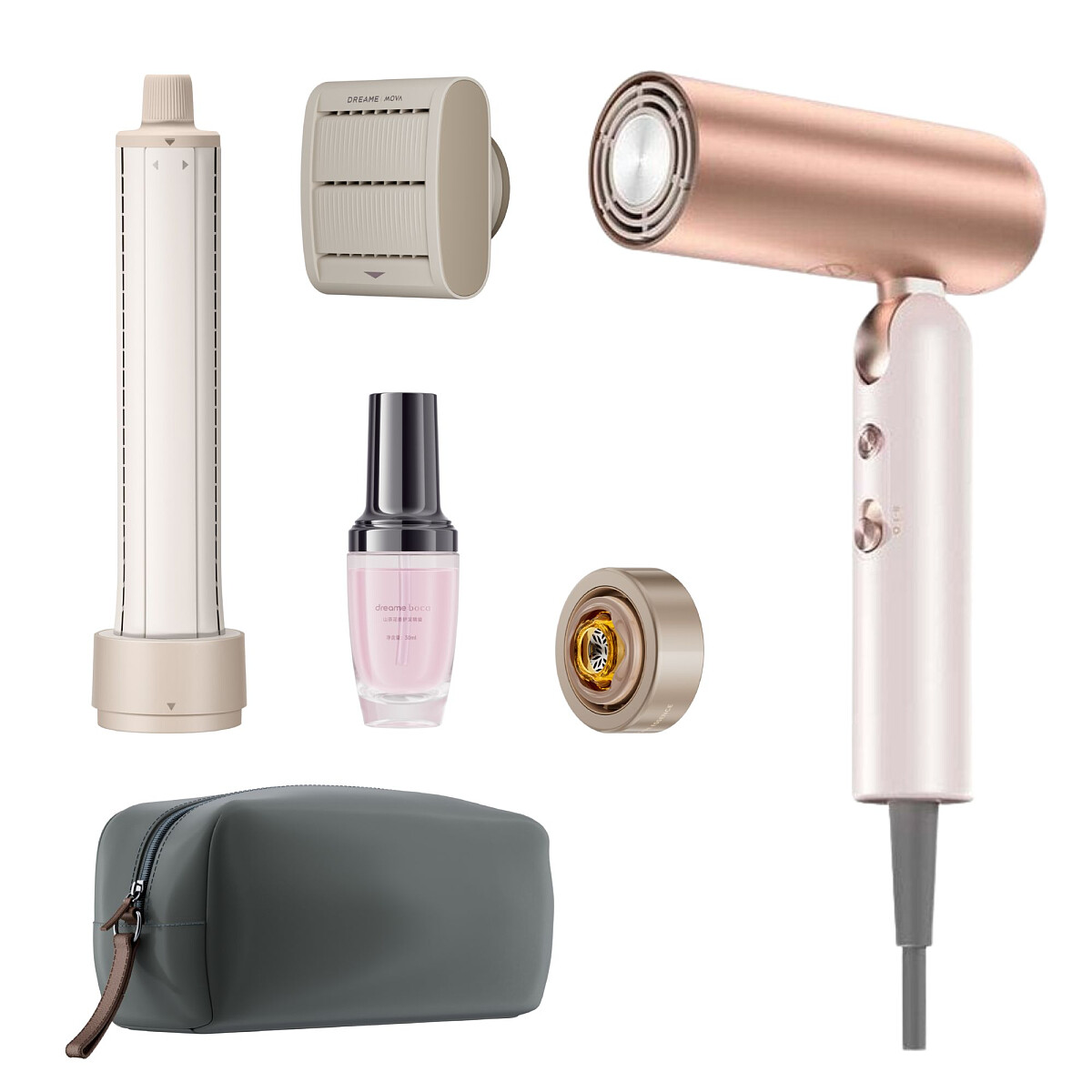 suszarka do wlosow dreame pocket ultra pink glowne