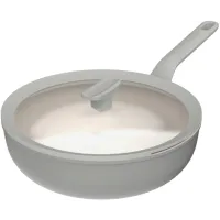 Patelnia wok z pokrywą Berghoff Leo Balance Eco Grey 28 cm