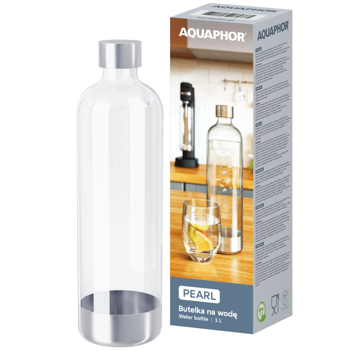 Butelka do saturatora Aquaphor Pearl 1l