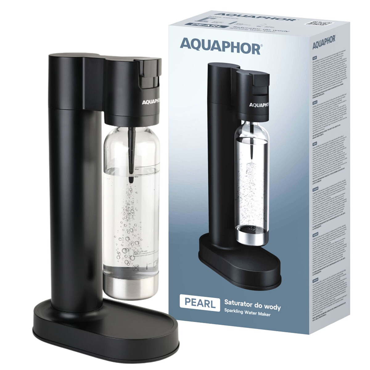 saturator aquaphor pearl czarny z opakowaniem