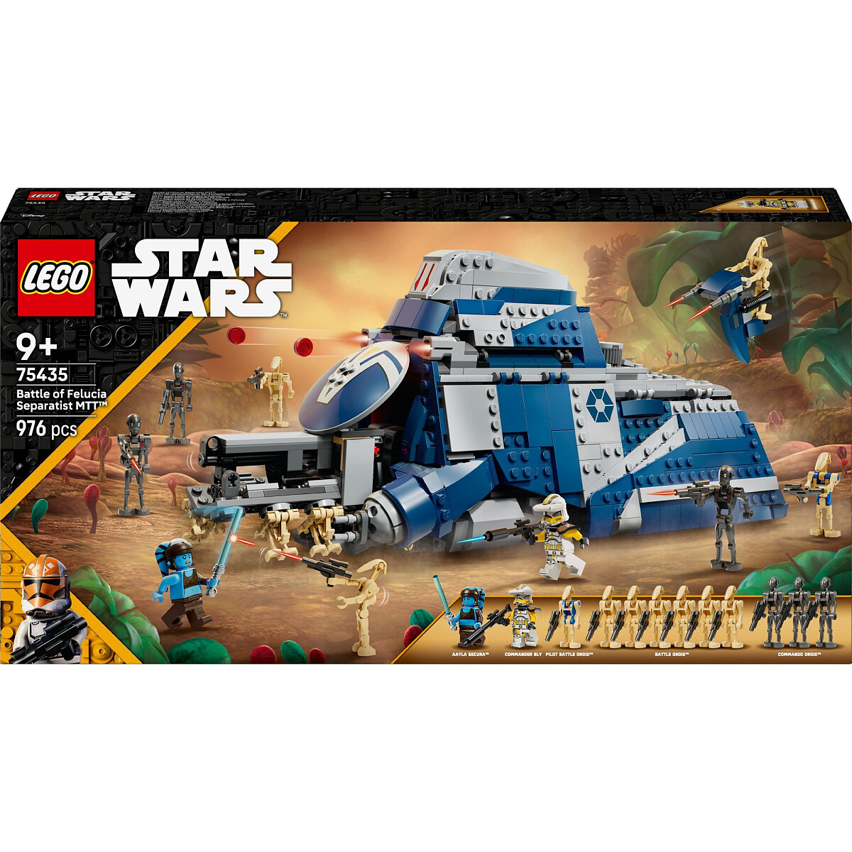 Klocki LEGO Star Wars Transporter MTT Separatystów z bitwy o Felucję 75435