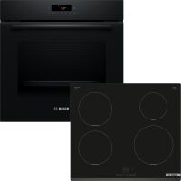 Zestaw AGD do zabudowy Bosch Piekarnik elektryczny HBA571BB4 + Płyta indukcyjna PIE631BB5E