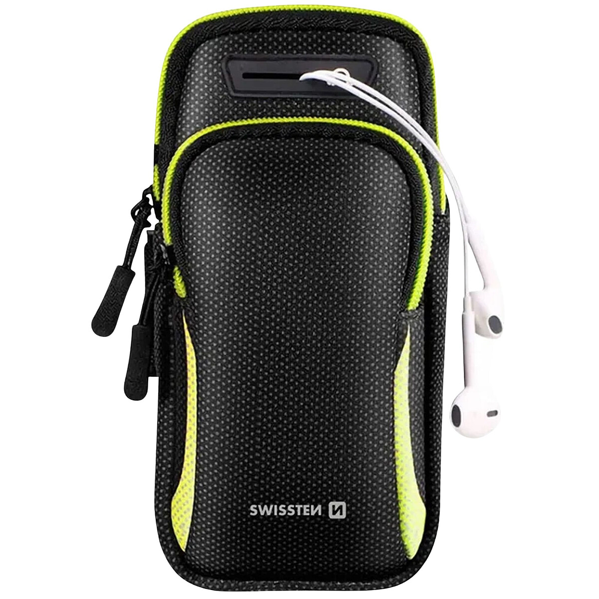 opaska na ramie do biegania na telefon swissten armbag case czarna zdjecie glowne produktu