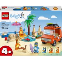 Klocki LEGO Bluey Blue i rodzinna wycieczka samochodem 11202