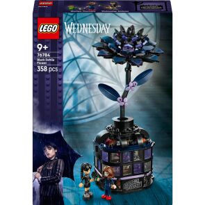klocki lego wednesday kwiat czarnej dalii 76784 opakowanie przod