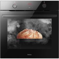 Piekarnik elektryczny z funkcją pary Amica ED37614B X-TYPE STEAM BakingPro System Grill Czarne szkło