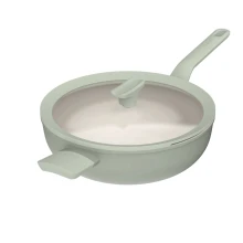 Patelnia wok z pokrywką Berghoff Balance Sage 32 cm
