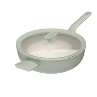 Patelnia wok z pokrywką Berghoff Balance Sage 32 cm