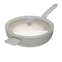 Patelnia wok z pokrywką Berghoff Balance Moonmist 32 cm